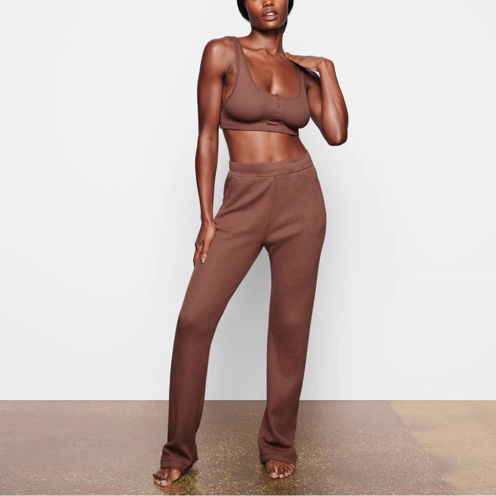 Skims Waffle Knit Lounge Set